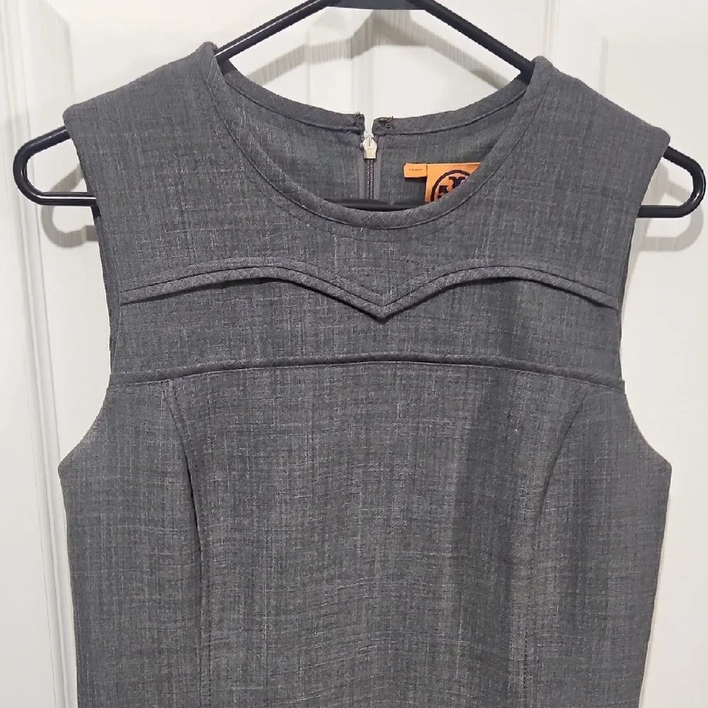 Tory Burch Wool‎ Blend Sheath Dress | Sleeveless Workwear | Size 8